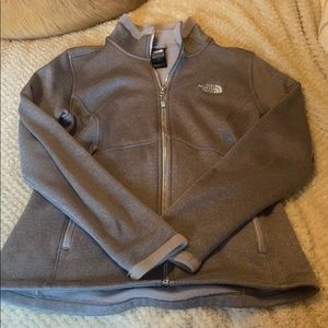 North face full zip jacket